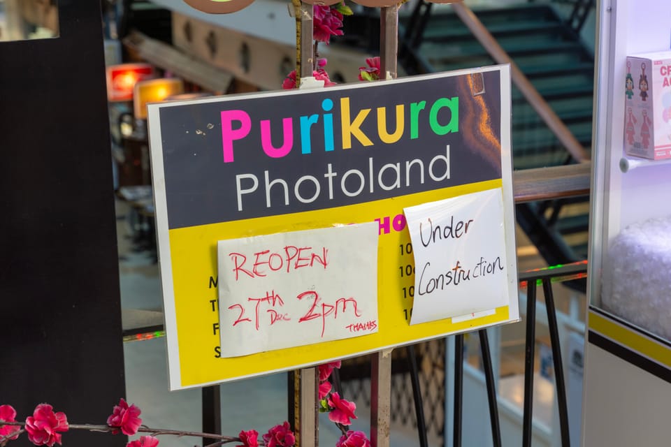 Purikura Photoland – Part I: The End of (One of Many) Eras